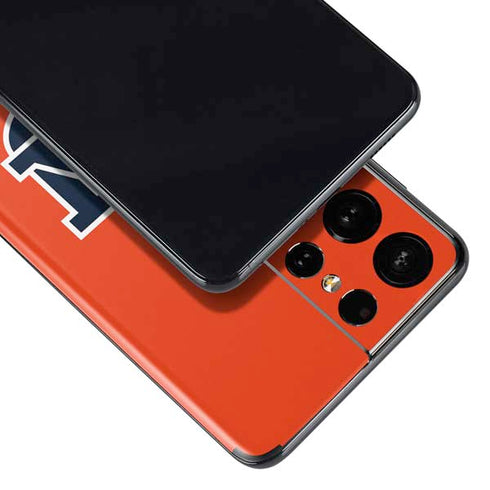 Auburn University Logo Orange Galaxy S21 Ultra 5G Skin